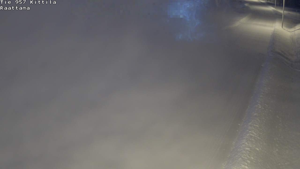 Weather Camera Image Väg 957 Kittilä, Raattama, Kittilä, Lappi