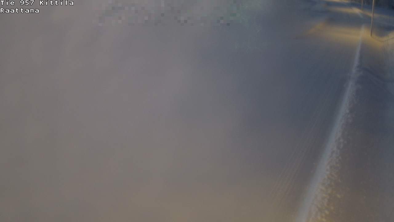 Weather Camera Image Väg 957 Kittilä, Raattama, Kittilä, Lappi