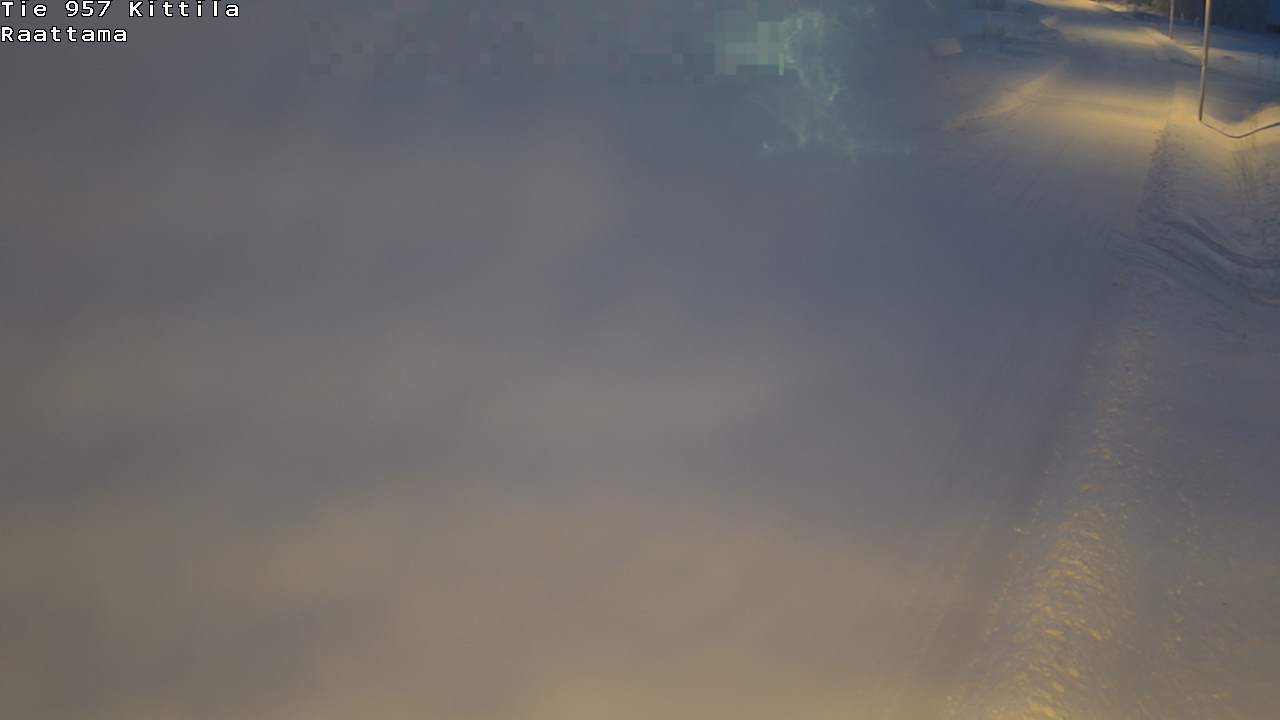 Weather Camera Image Väg 957 Kittilä, Raattama, Kittilä, Lappi
