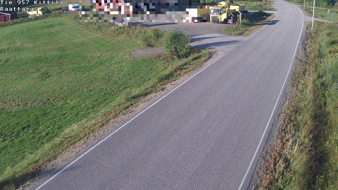 Weather Camera Image Väg 957 Kittilä, Raattama, Kittilä, Lappi