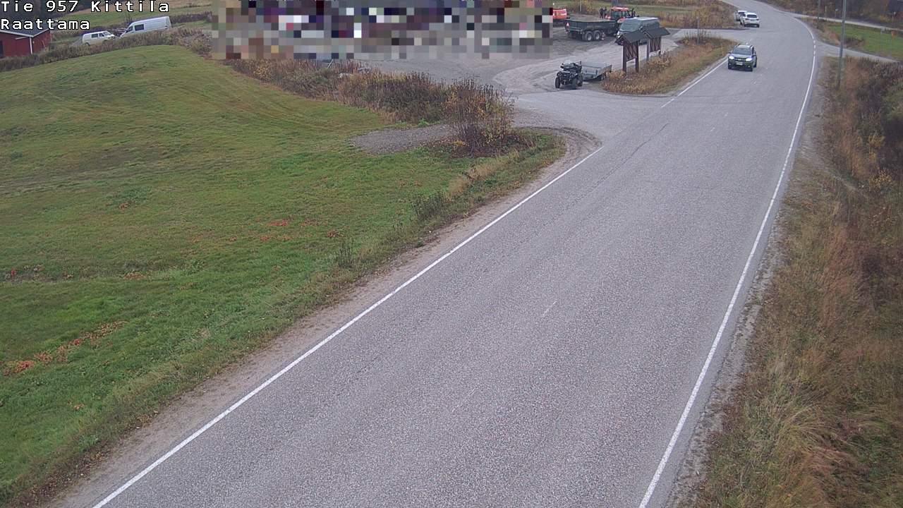 Weather Camera Image Väg 957 Kittilä, Raattama, Kittilä, Lappi