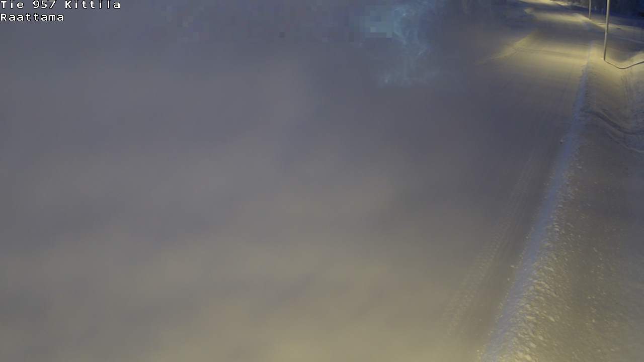 Weather Camera Image Väg 957 Kittilä, Raattama, Kittilä, Lappi