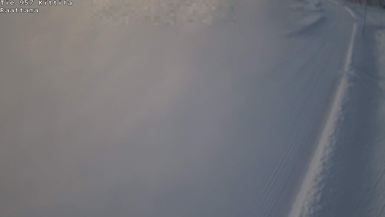 Weather Camera Image Väg 957 Kittilä, Raattama, Kittilä, Lappi