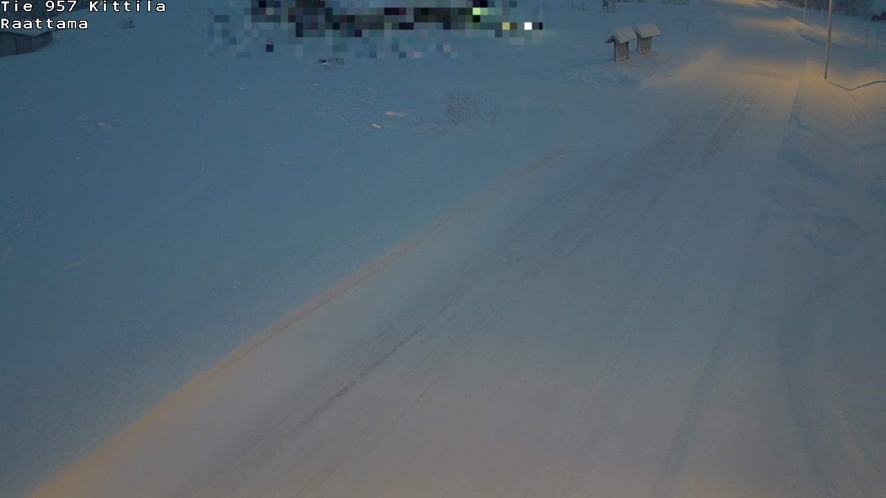 Weather Camera Image Road 957 Kittilä, Raattama, Kittilä, Lappi