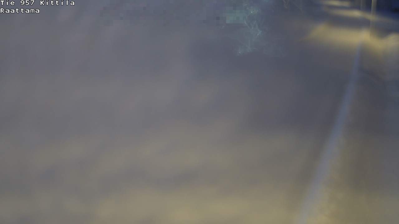 Weather Camera Image Väg 957 Kittilä, Raattama, Kittilä, Lappi
