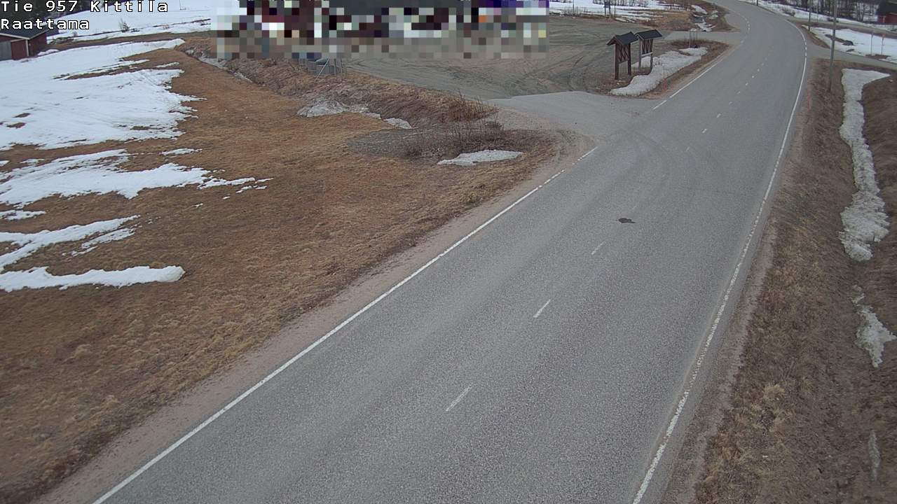 Weather Camera Image Väg 957 Kittilä, Raattama, Kittilä, Lappi