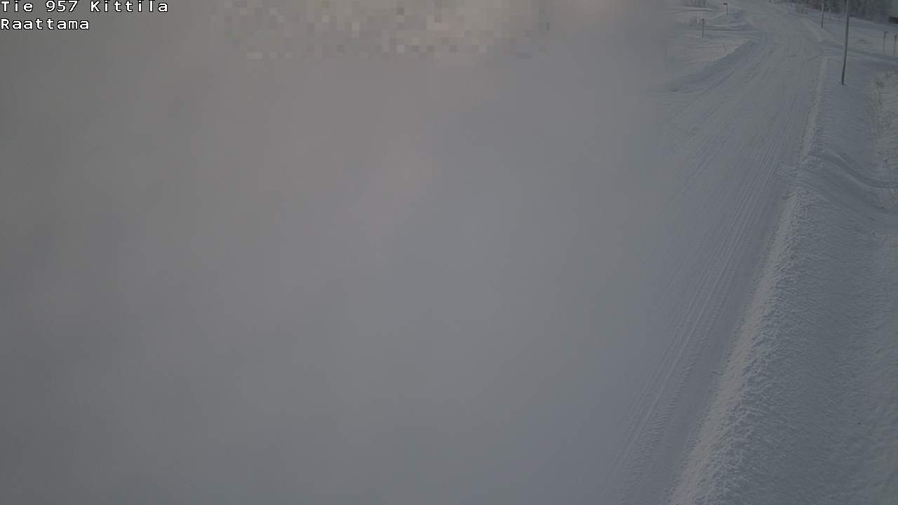 Weather Camera Image Väg 957 Kittilä, Raattama, Kittilä, Lappi