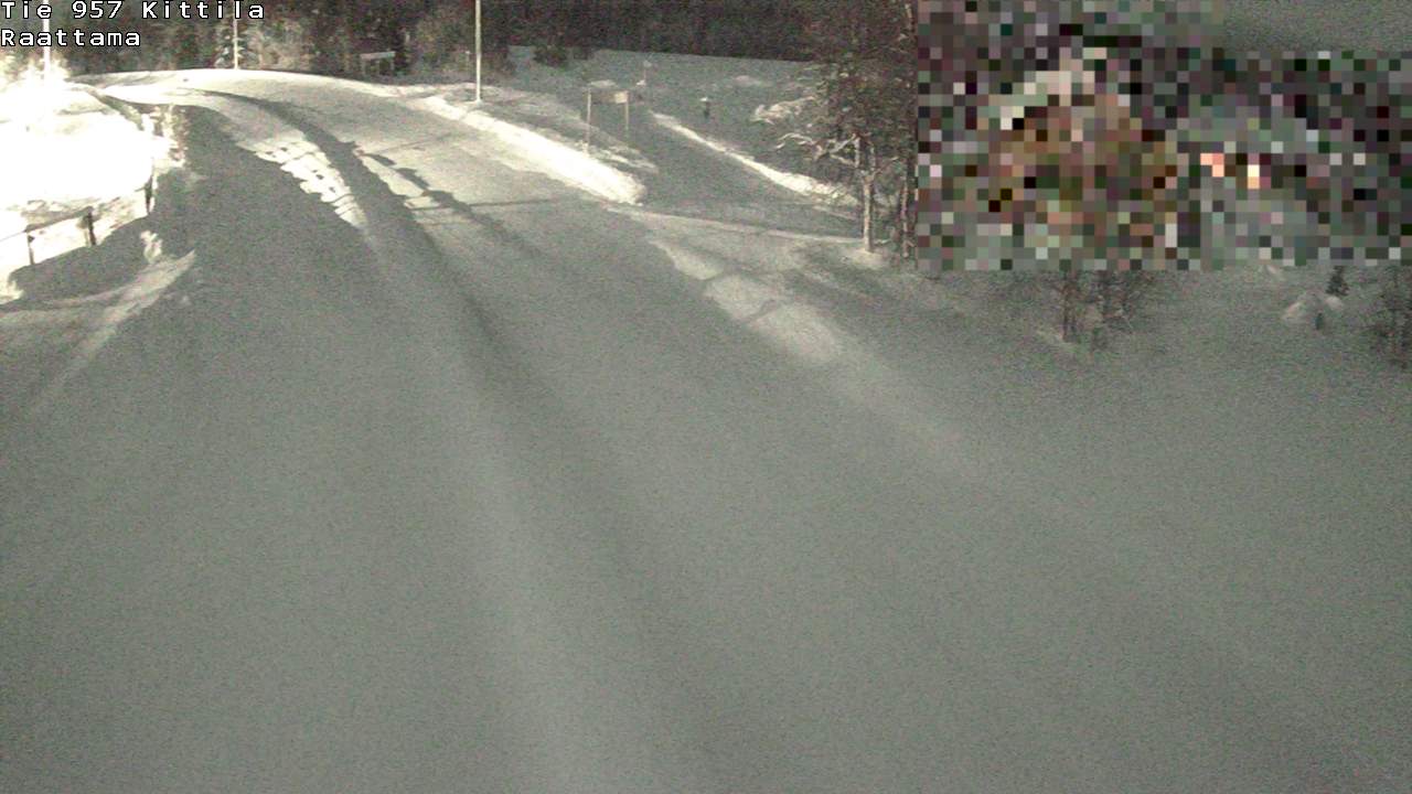 Weather Camera Image Road 957 Kittilä, Raattama, Kittilä, Lappi