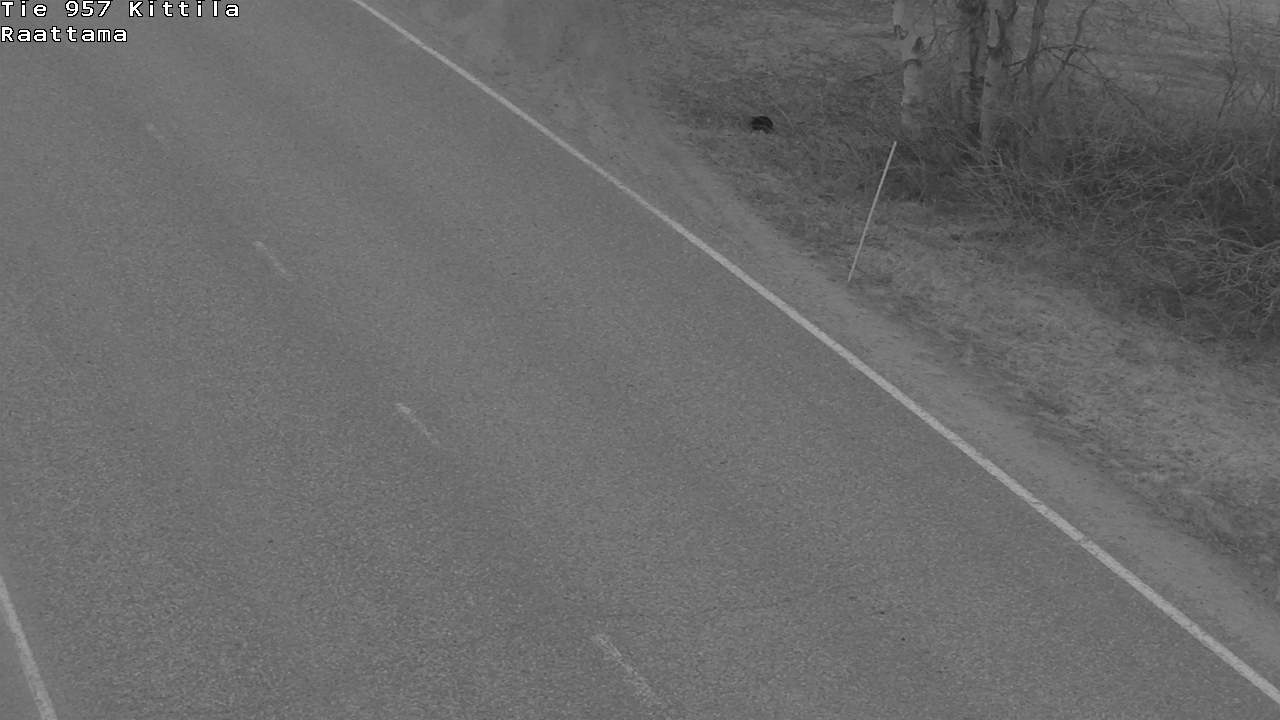 Weather Camera Image Väg 957 Kittilä, Raattama, Kittilä, Lappi
