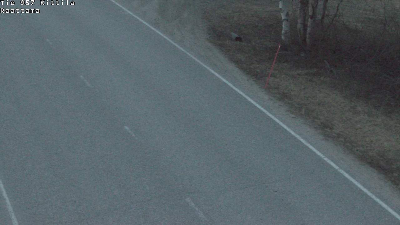 Weather Camera Image Väg 957 Kittilä, Raattama, Kittilä, Lappi