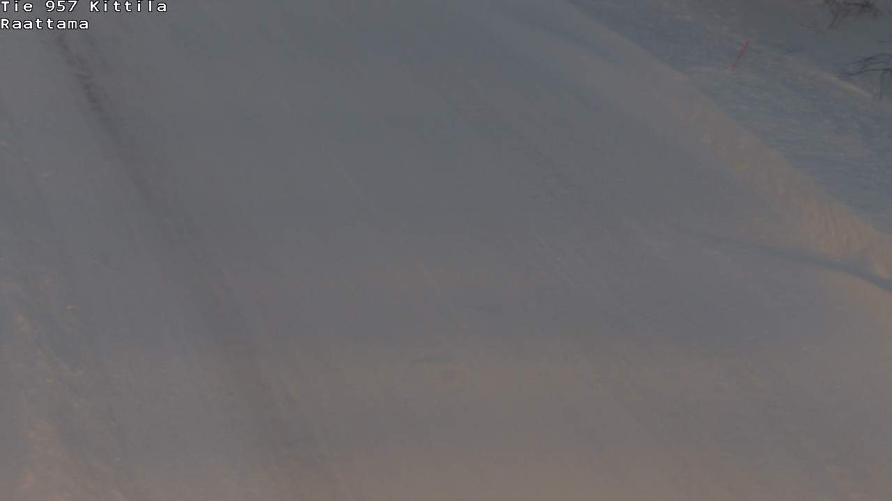 Weather Camera Image Road 957 Kittilä, Raattama, Kittilä, Lappi