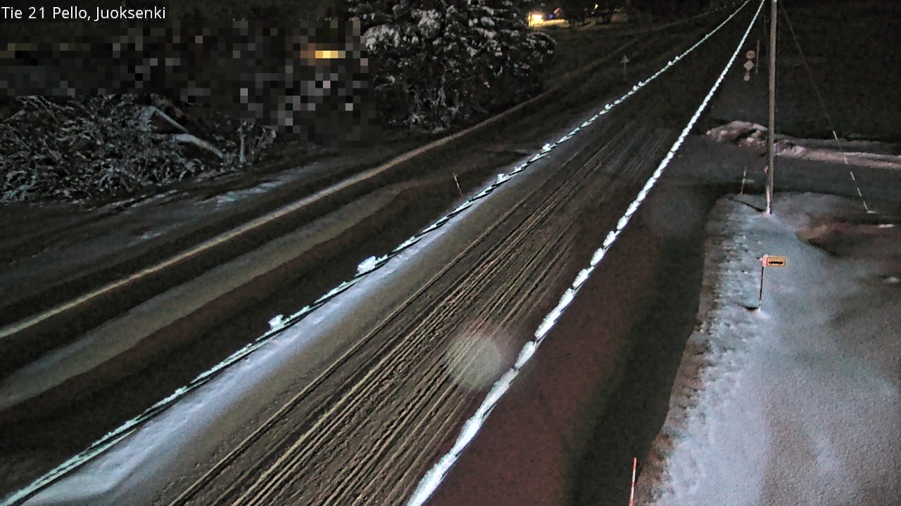 Kelikamerat Kuva Tie 21 Pello Juoksenki, Pello, Lappi