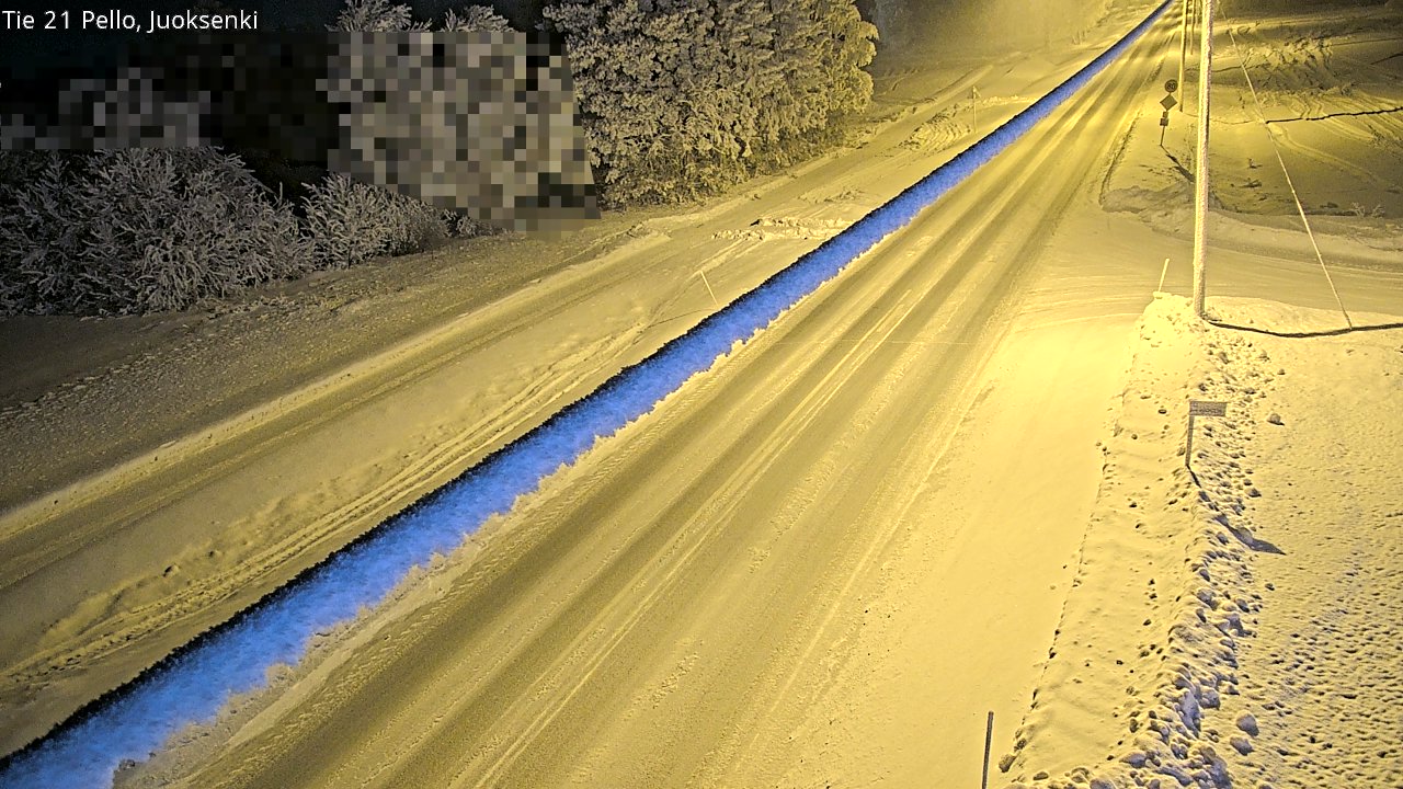 Kelikamerat Kuva Tie 21 Pello Juoksenki, Pello, Lappi