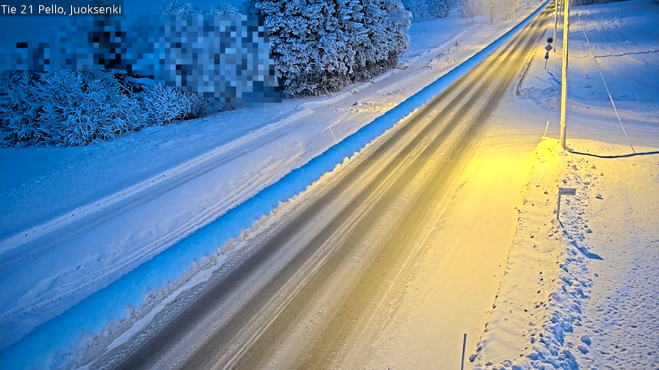 Kelikamerat Kuva Tie 21 Pello Juoksenki, Pello, Lappi
