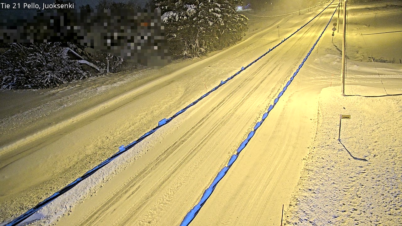 Kelikamerat Kuva Tie 21 Pello Juoksenki, Pello, Lappi