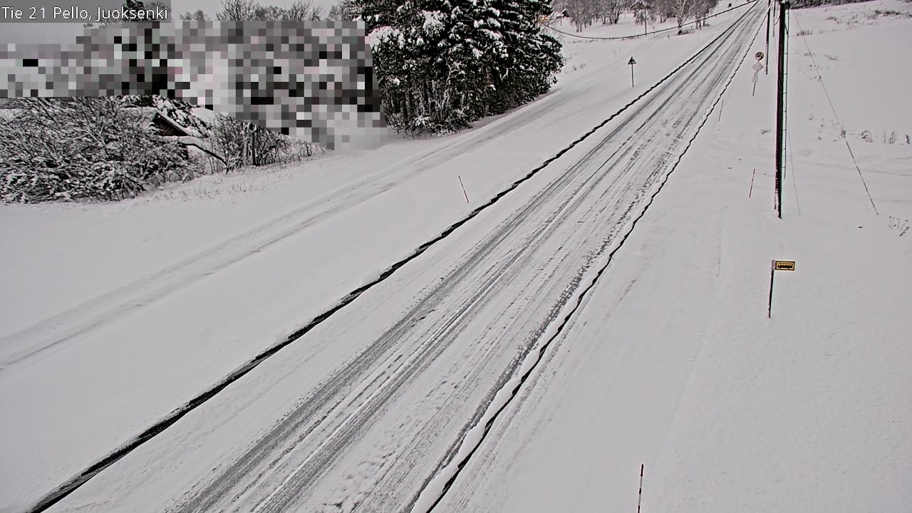 Kelikamerat Kuva Tie 21 Pello Juoksenki, Pello, Lappi