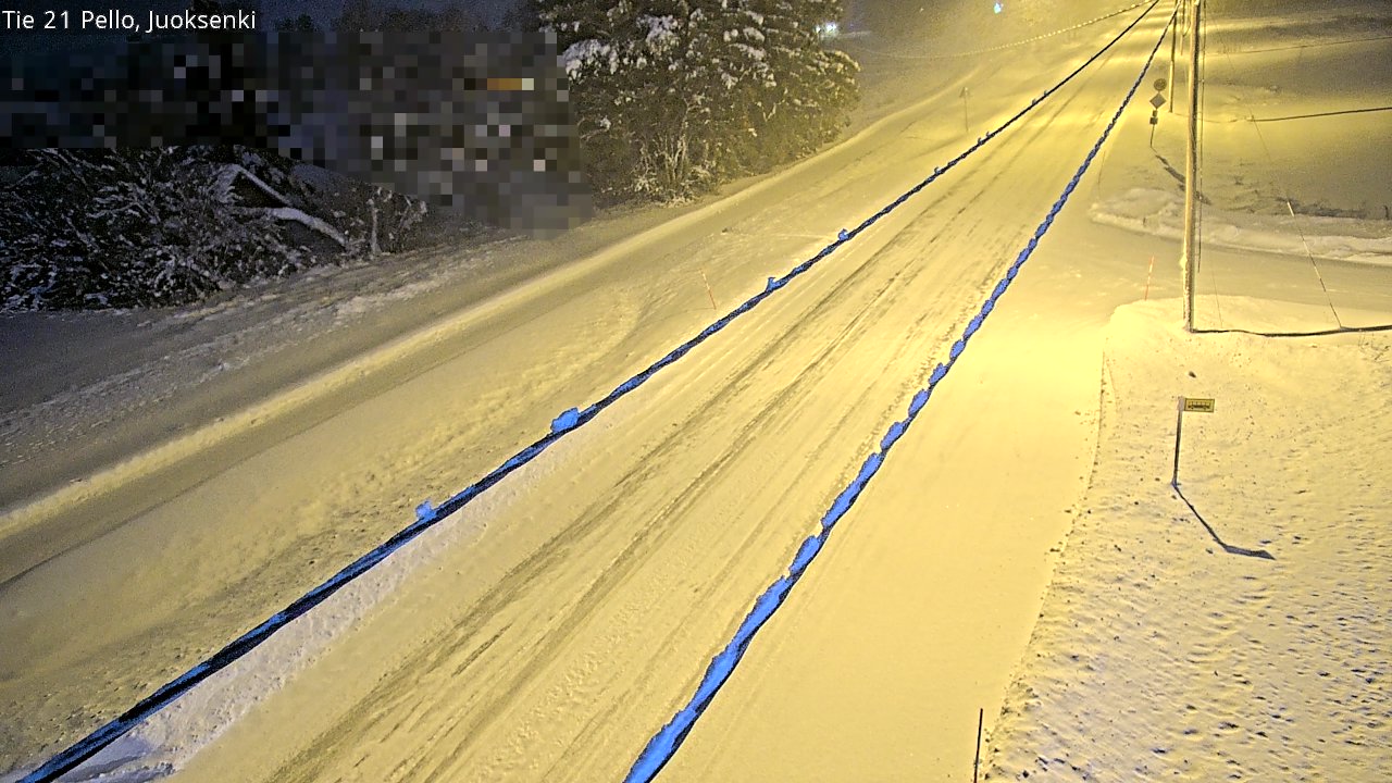 Kelikamerat Kuva Tie 21 Pello Juoksenki, Pello, Lappi