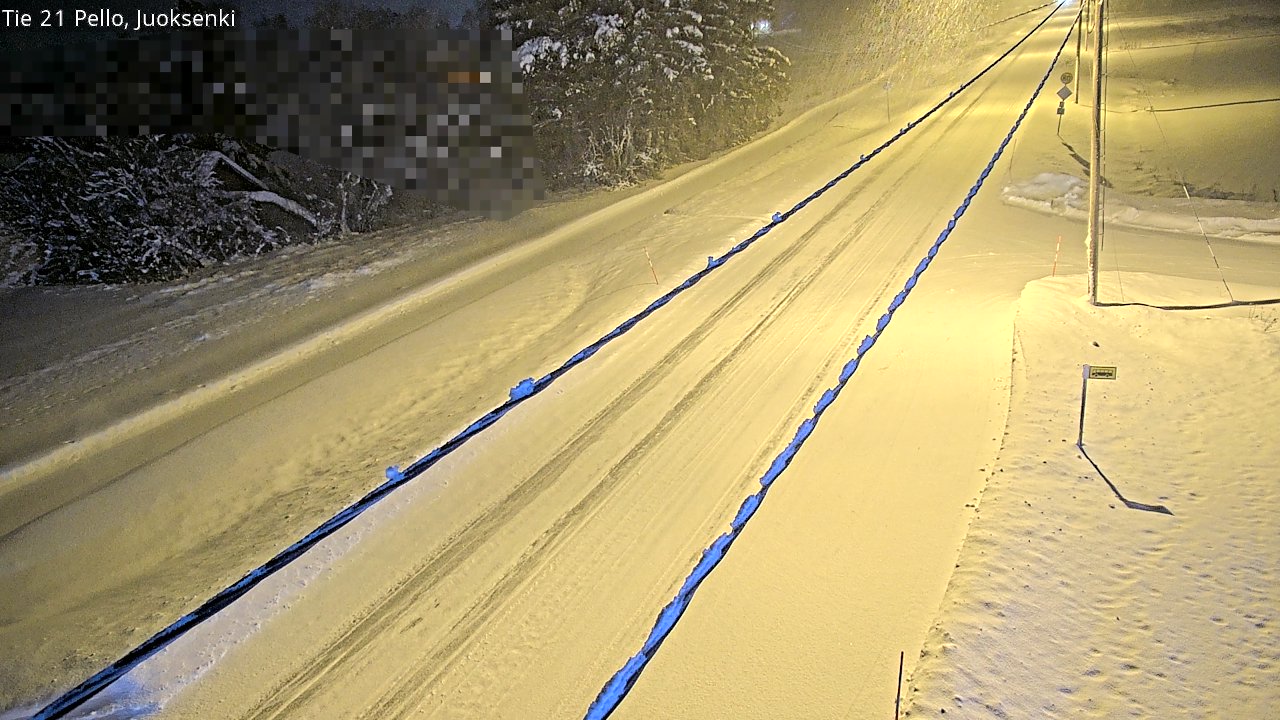 Kelikamerat Kuva Tie 21 Pello Juoksenki, Pello, Lappi