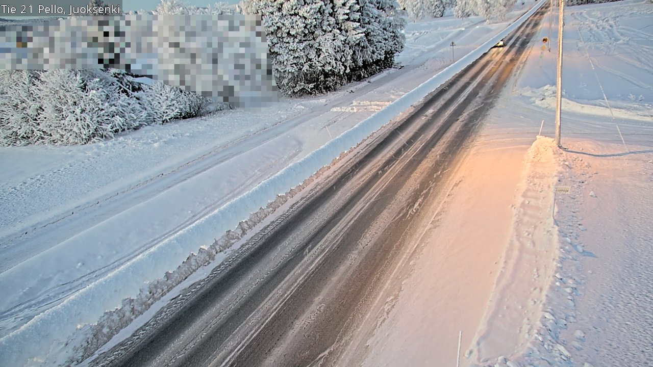 Kelikamerat Kuva Tie 21 Pello Juoksenki, Pello, Lappi