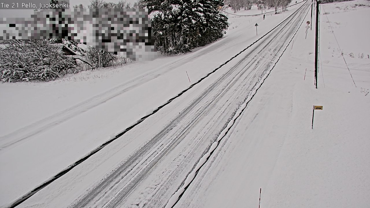 Kelikamerat Kuva Tie 21 Pello Juoksenki, Pello, Lappi