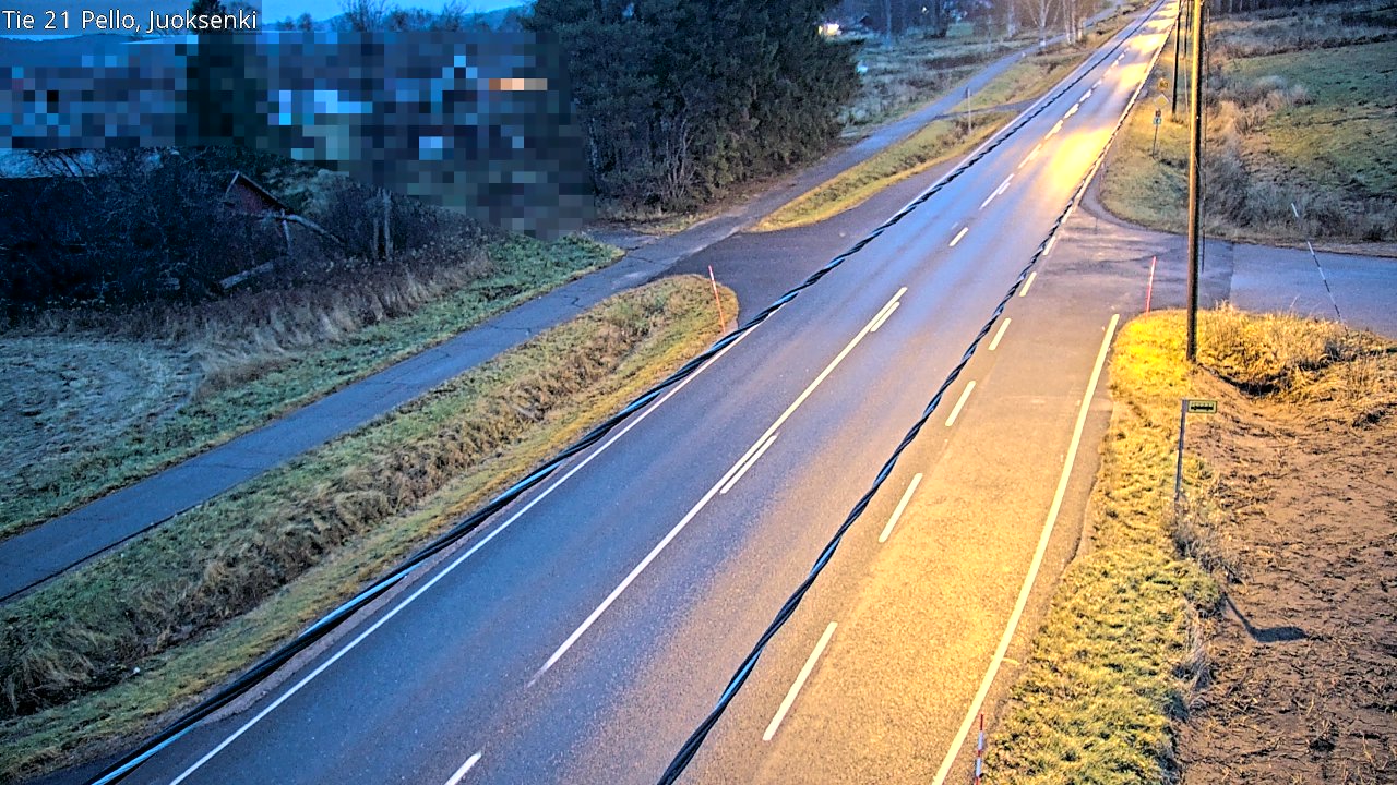 Kelikamerat Kuva Tie 21 Pello Juoksenki, Pello, Lappi