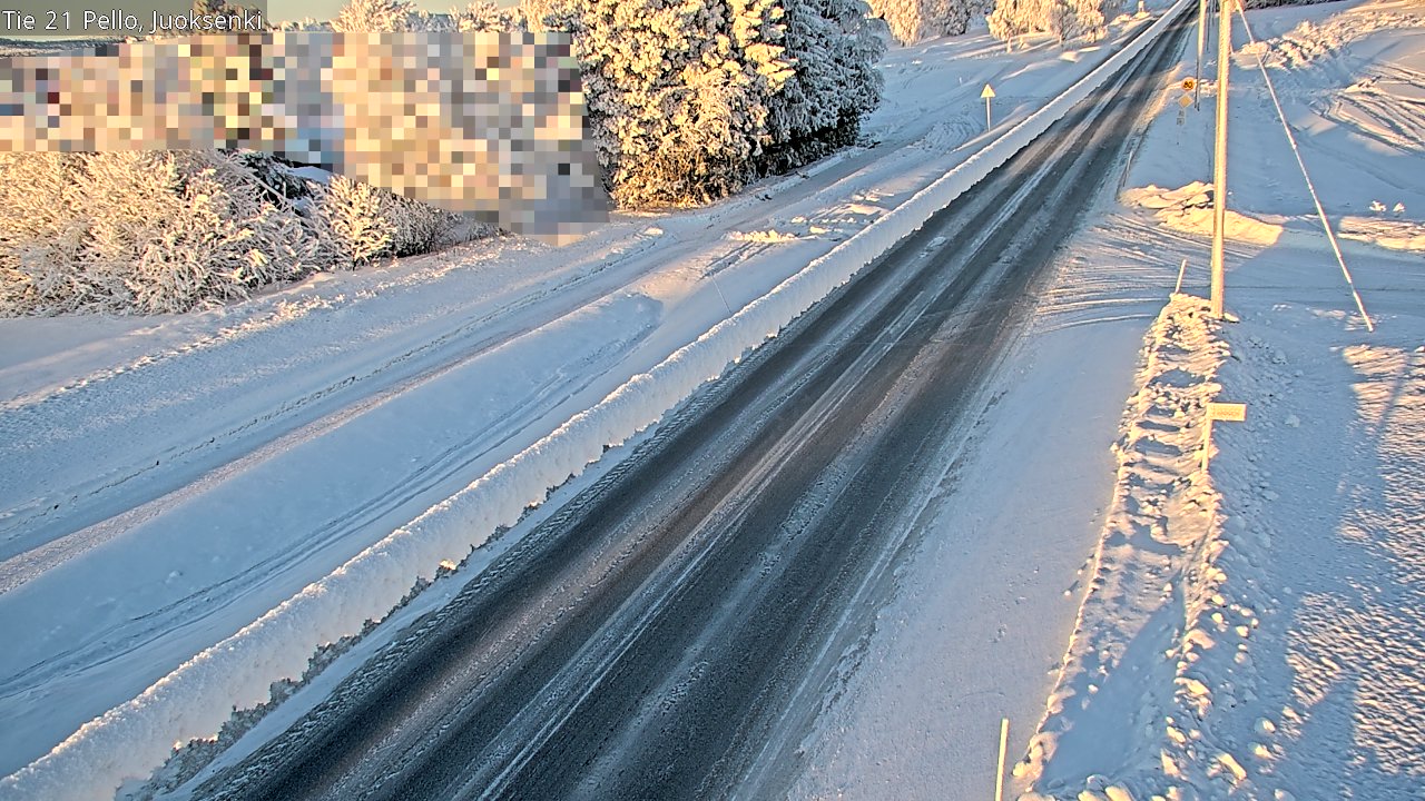 Kelikamerat Kuva Tie 21 Pello Juoksenki, Pello, Lappi