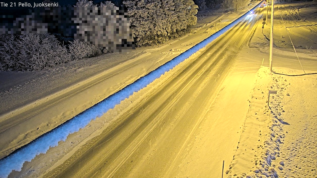 Kelikamerat Kuva Tie 21 Pello Juoksenki, Pello, Lappi