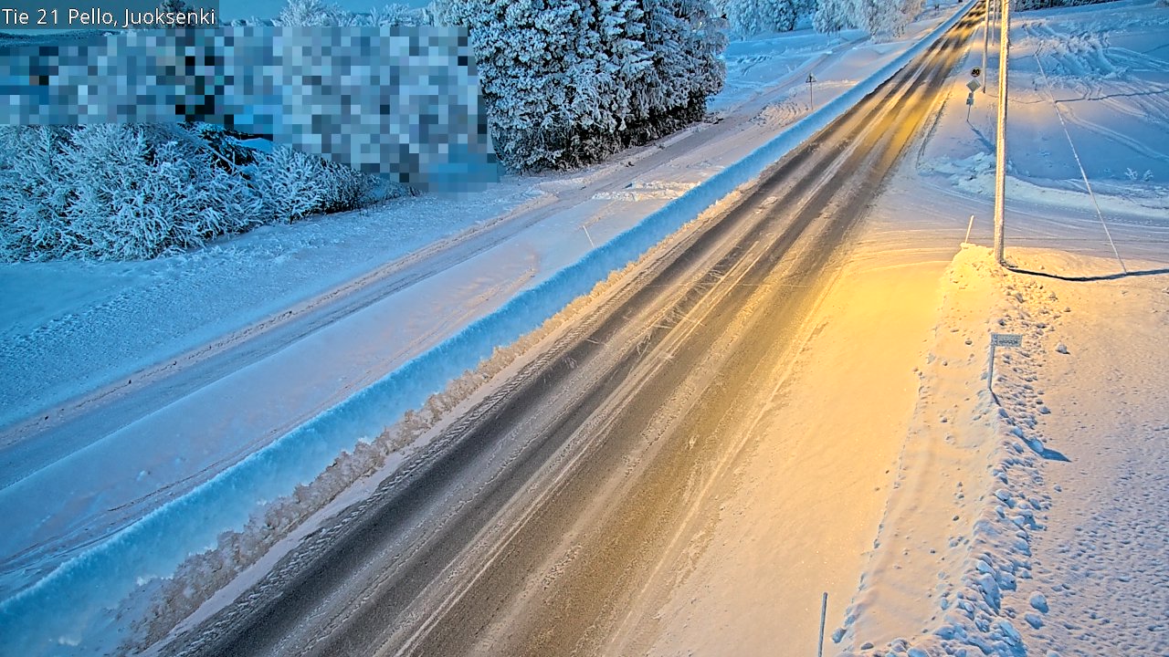 Kelikamerat Kuva Tie 21 Pello Juoksenki, Pello, Lappi