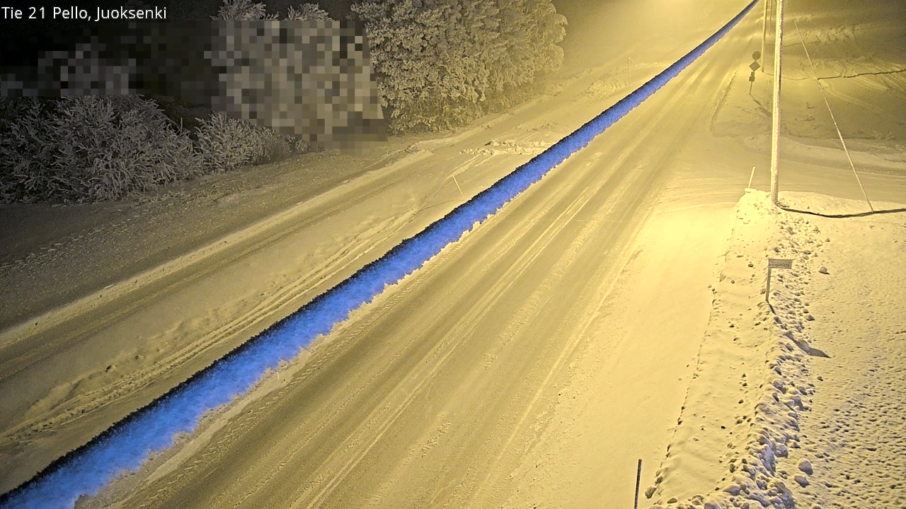 Kelikamerat Kuva Tie 21 Pello Juoksenki, Pello, Lappi