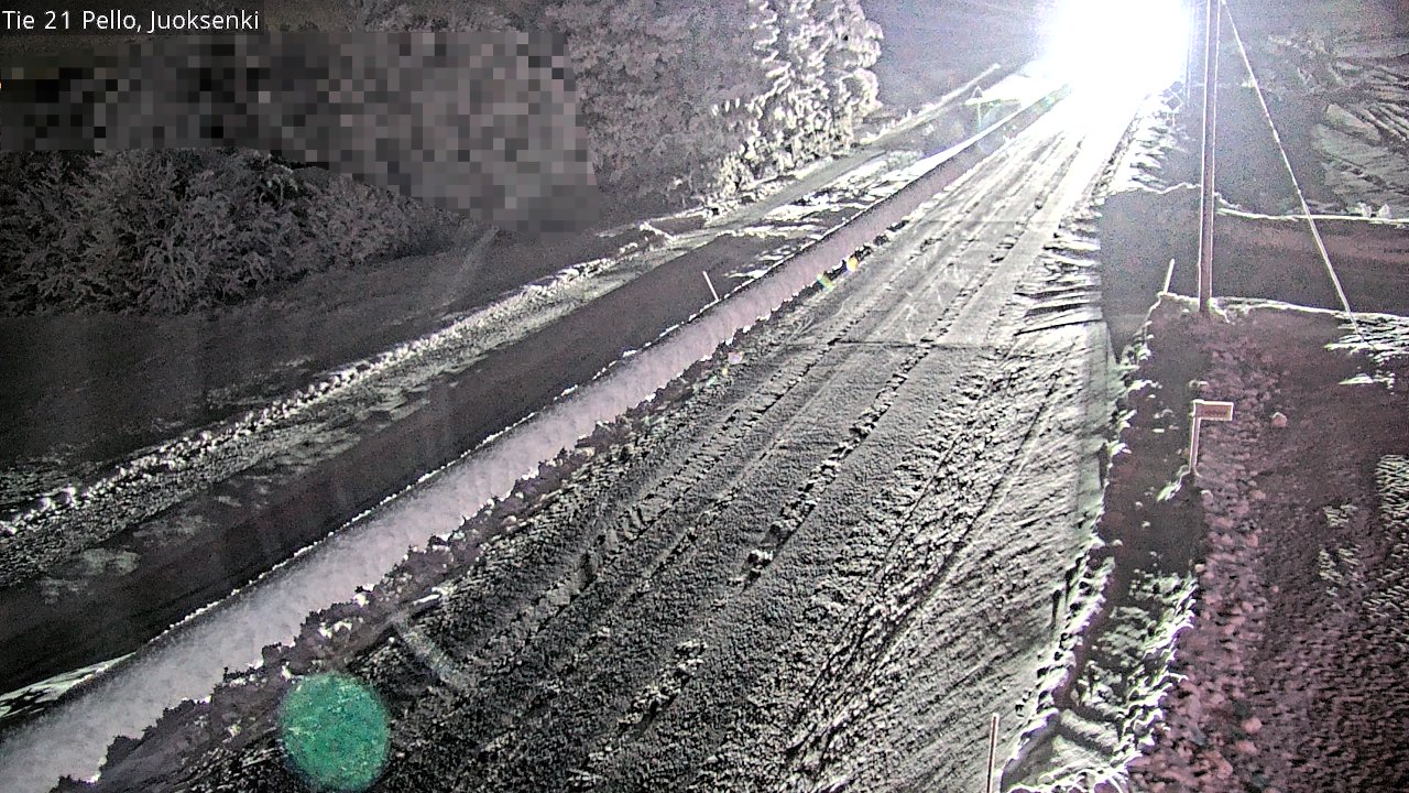 Kelikamerat Kuva Tie 21 Pello Juoksenki, Pello, Lappi