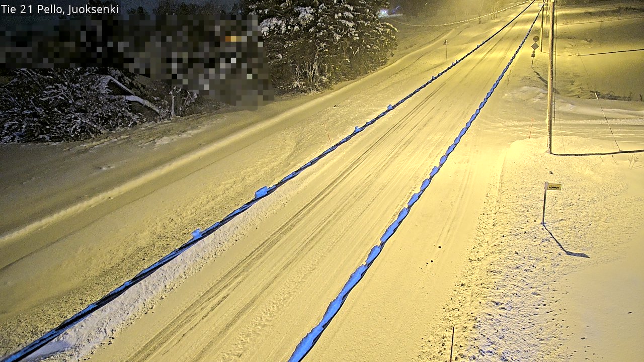 Kelikamerat Kuva Tie 21 Pello Juoksenki, Pello, Lappi