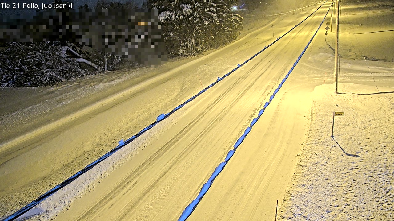 Kelikamerat Kuva Tie 21 Pello Juoksenki, Pello, Lappi