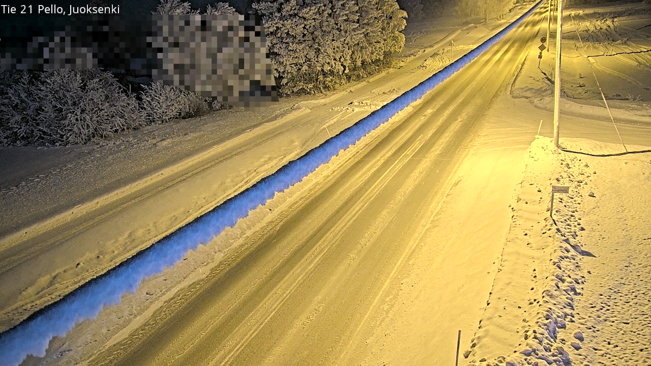 Kelikamerat Kuva Tie 21 Pello Juoksenki, Pello, Lappi