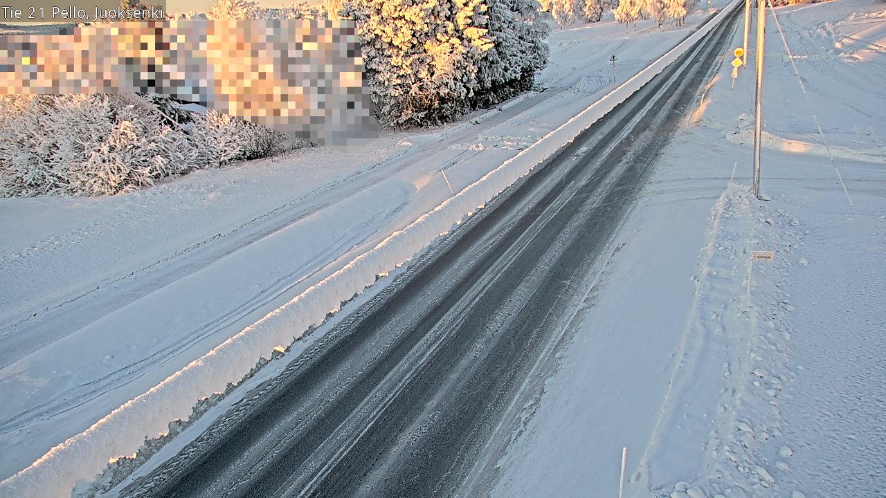 Kelikamerat Kuva Tie 21 Pello Juoksenki, Pello, Lappi
