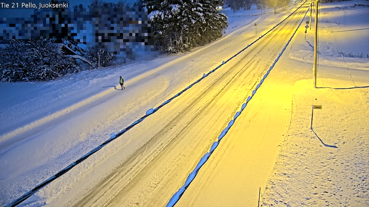 Kelikamerat Kuva Tie 21 Pello Juoksenki, Pello, Lappi
