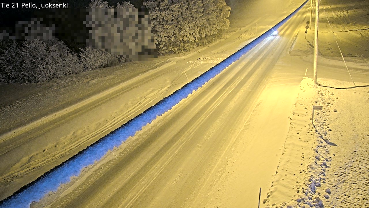 Kelikamerat Kuva Tie 21 Pello Juoksenki, Pello, Lappi