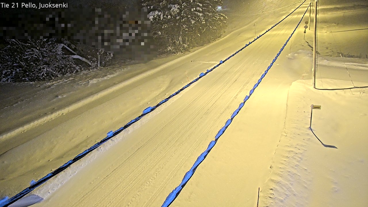Kelikamerat Kuva Tie 21 Pello Juoksenki, Pello, Lappi