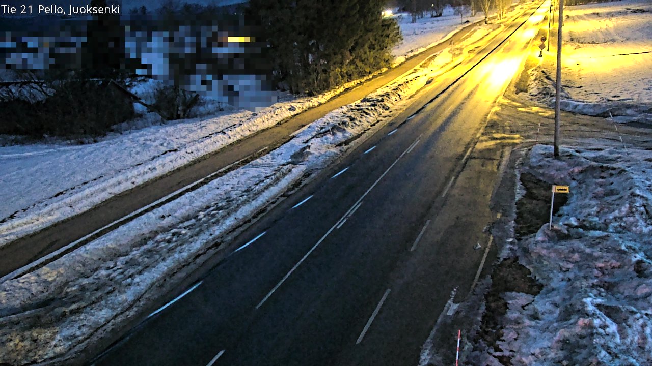 Kelikamerat Kuva Tie 21 Pello Juoksenki, Pello, Lappi