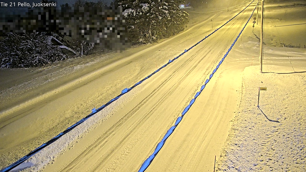 Kelikamerat Kuva Tie 21 Pello Juoksenki, Pello, Lappi