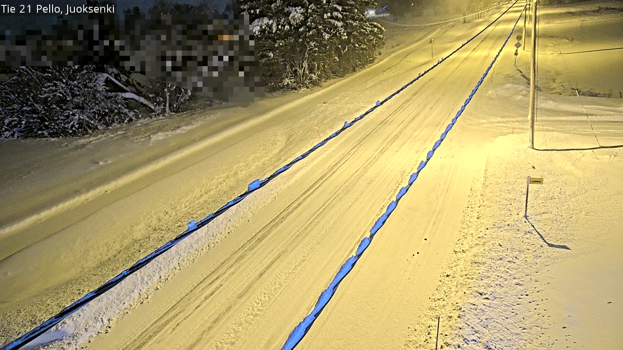 Kelikamerat Kuva Tie 21 Pello Juoksenki, Pello, Lappi