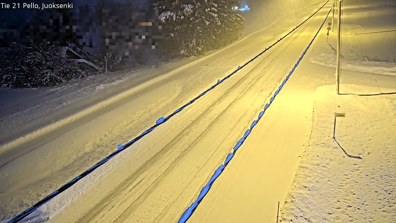 Kelikamerat Kuva Tie 21 Pello Juoksenki, Pello, Lappi