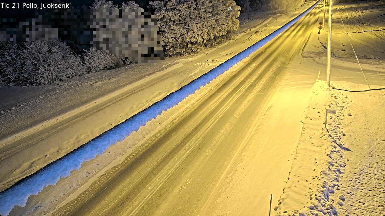 Kelikamerat Kuva Tie 21 Pello Juoksenki, Pello, Lappi