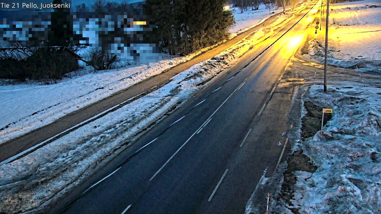 Kelikamerat Kuva Tie 21 Pello Juoksenki, Pello, Lappi