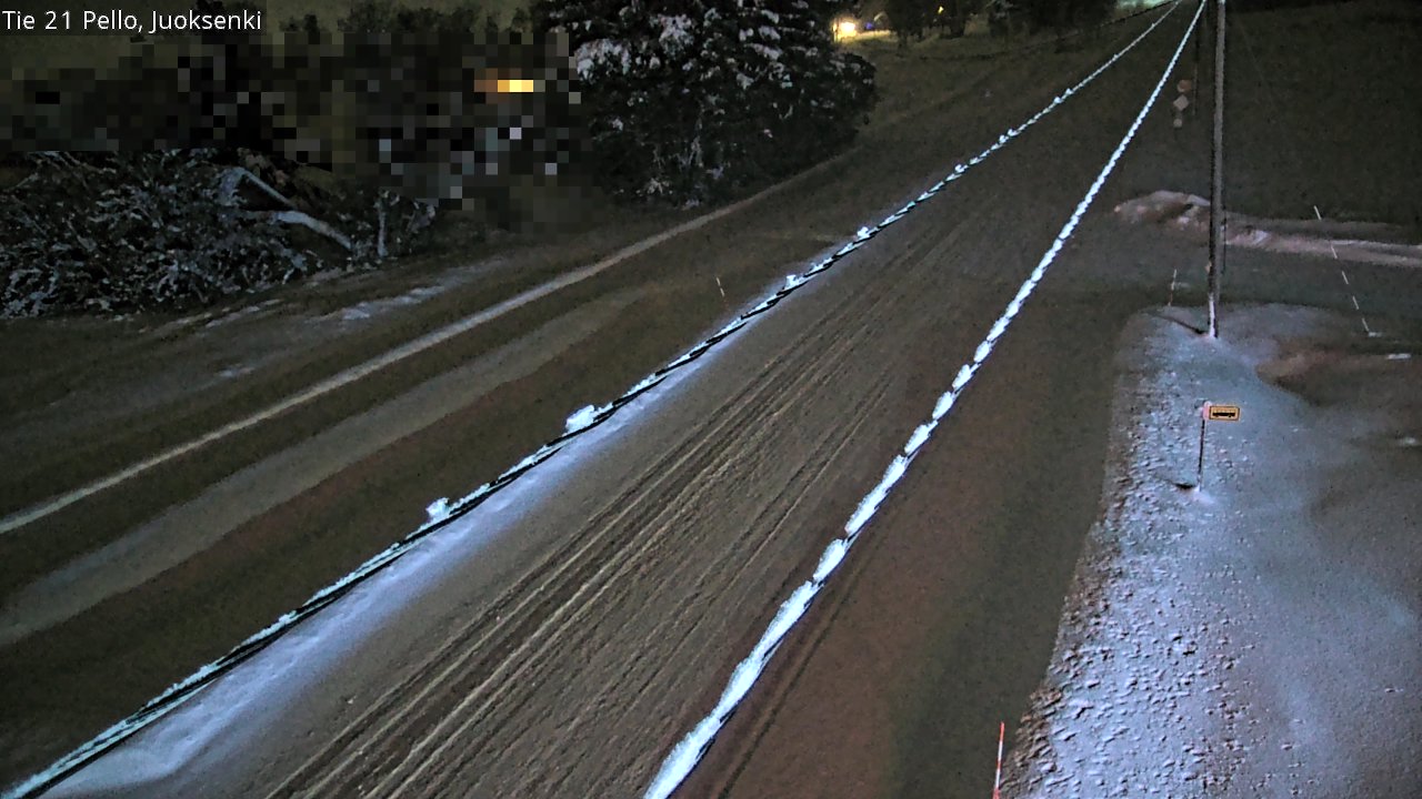 Kelikamerat Kuva Tie 21 Pello Juoksenki, Pello, Lappi