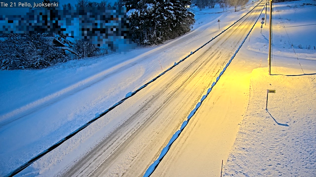Kelikamerat Kuva Tie 21 Pello Juoksenki, Pello, Lappi