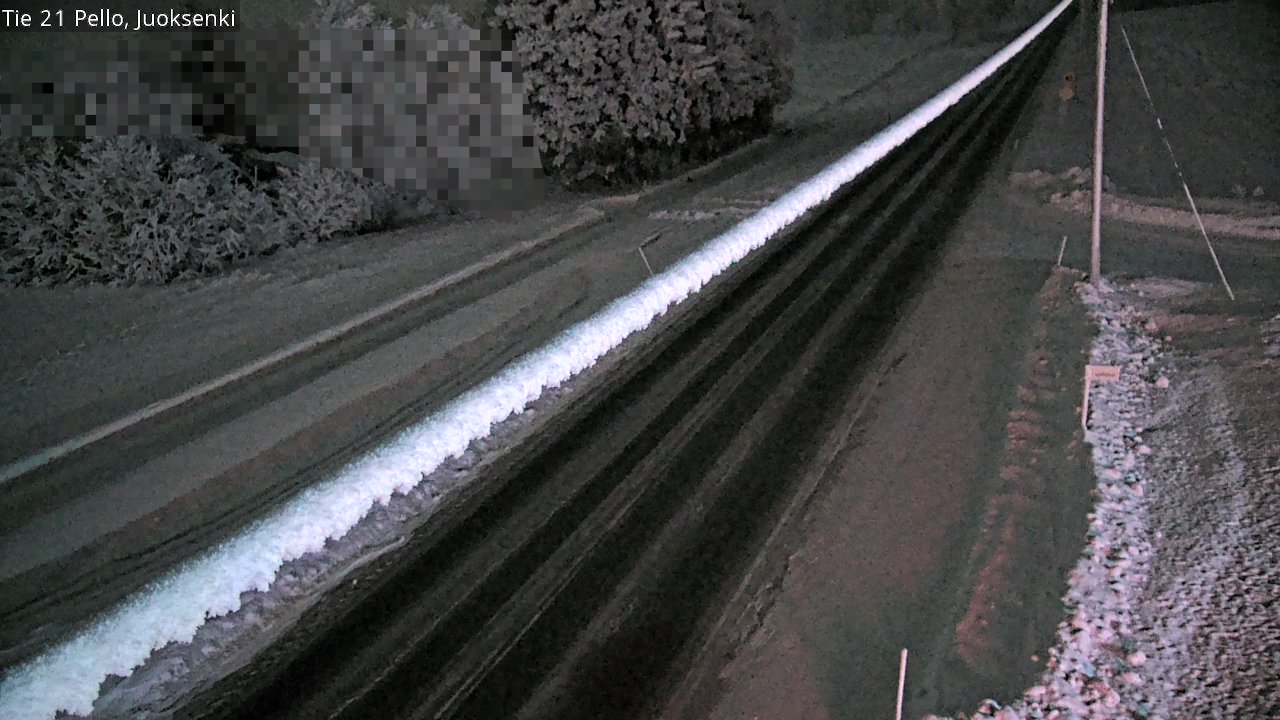 Kelikamerat Kuva Tie 21 Pello Juoksenki, Pello, Lappi