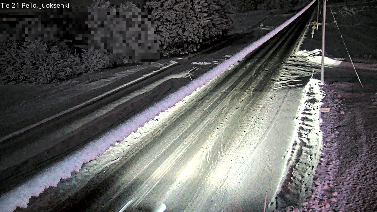 Kelikamerat Kuva Tie 21 Pello Juoksenki, Pello, Lappi