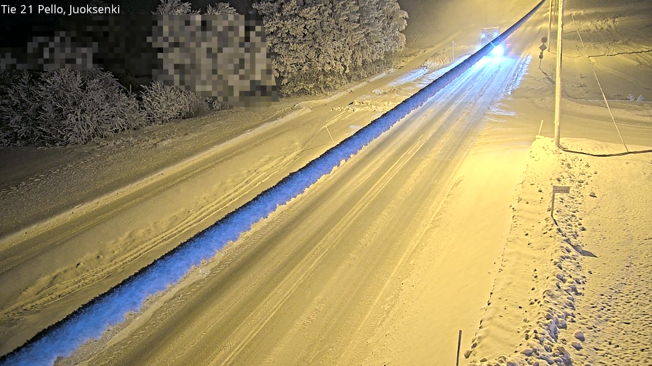 Kelikamerat Kuva Tie 21 Pello Juoksenki, Pello, Lappi