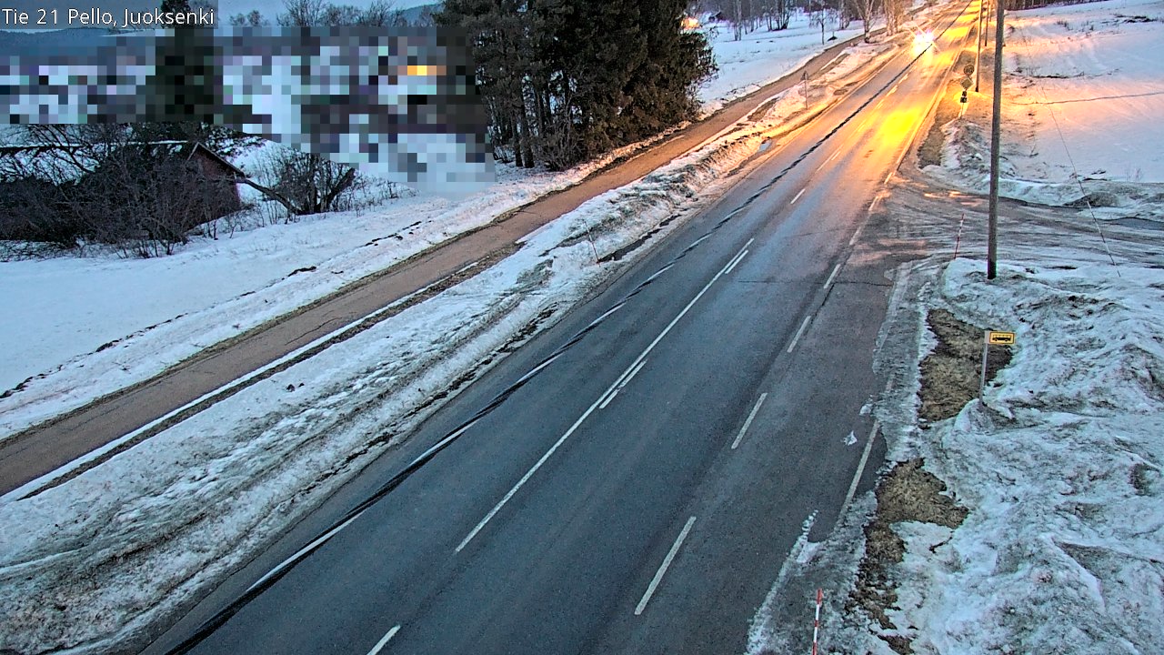 Kelikamerat Kuva Tie 21 Pello Juoksenki, Pello, Lappi