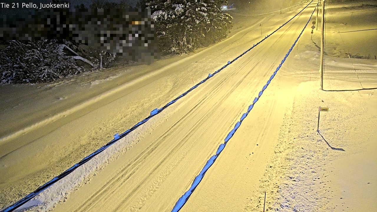 Kelikamerat Kuva Tie 21 Pello Juoksenki, Pello, Lappi